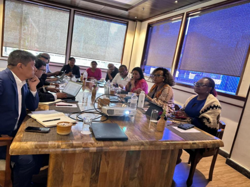 Participants at the Agenda for Change collaboration meeting in Nepal