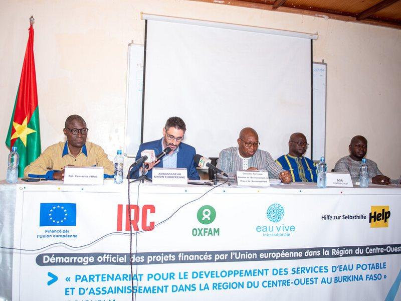 Official launch of EU financed projects in the Centre-Ouest region