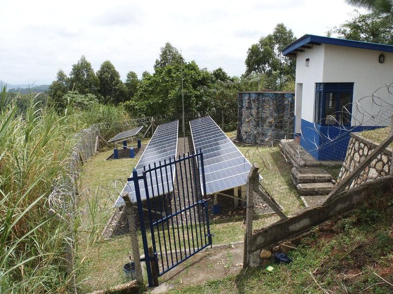 Solar powered water supply infrastructure in Kasenda Kabarole district Uganda
