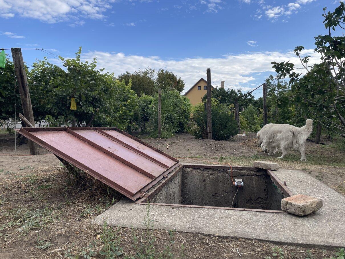 Borehole near vineyard in rural Hungary