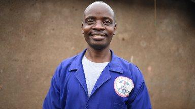 Bosco Mwije plumber Mid-Western Umbrella for Water and Sanitation Authority Rweihamba Kasenda Uganda