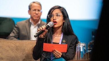 Shomy Chowdhury at the All Systems Connect Symposium 2023