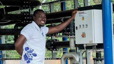 Rural water system, Ghana