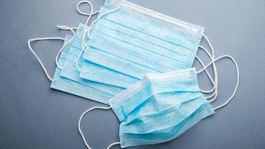 Protective medicine face masks. Health care protection prevention against virus, flu and coronavirus.