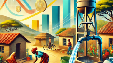 “Sustainable water access depends on more than pipes — it requires sound governance, credible finance, and partnerships that serve people before profit”. Image generated by OpenAI, 2025