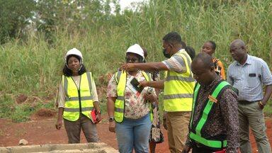 Project monitoring team in Ahafo