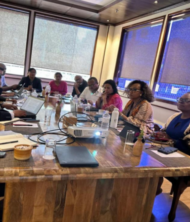 Participants at the Agenda for Change collaboration meeting in Nepal
