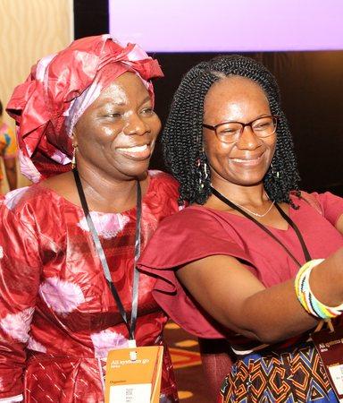 Vida Duti and Afou Bengaly at All Systems Connect Africa, 2022