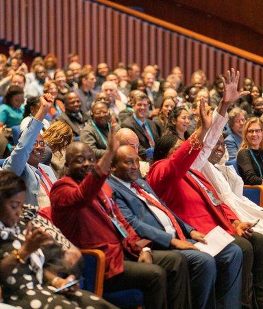 Participants of the all systems connect symposium in The Hague 2023
