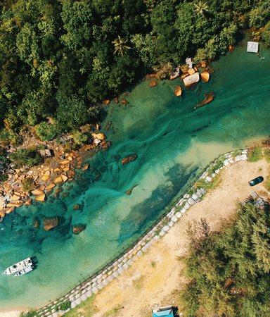 Brand stock image of river