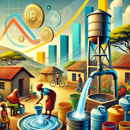 “Sustainable water access depends on more than pipes — it requires sound governance, credible finance, and partnerships that serve people before profit”. Image generated by OpenAI, 2025
