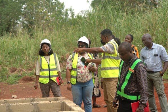 Project monitoring team in Ahafo