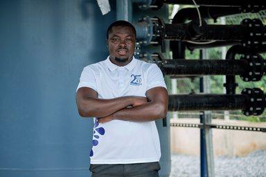  Anthony Gyamfi Amponsah is CWSA’s Community Relations Officer in Wassa Dunkwa, Western  Region