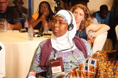 : Ms. Saidou Fatimata Nouhou, Chief Director of Sanitation and the Living Environment at the Ministry of Hydraulics,  Sanitation and the Environment Niger