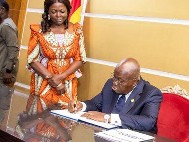 Presidential signing