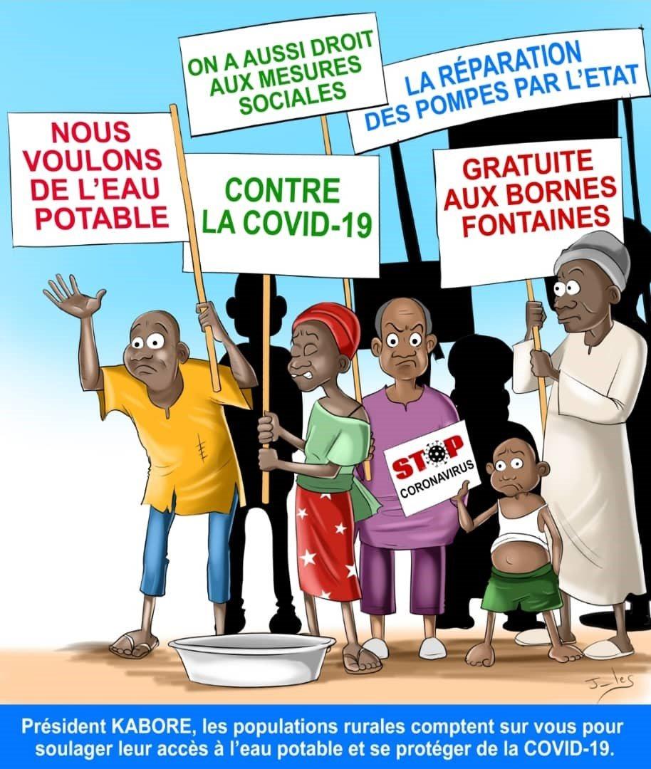 Cartoon by Andre Jules Nikiema