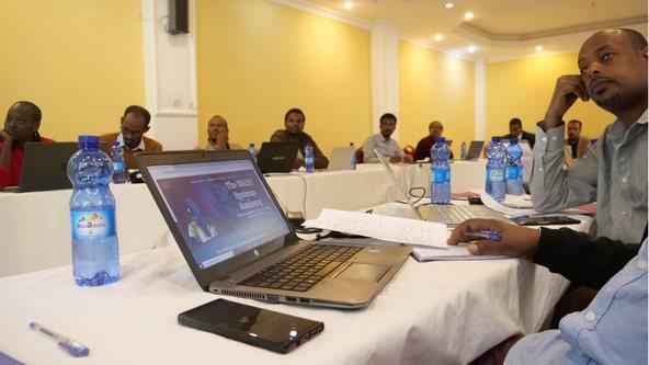 Blended training in action, bringing together regional WASH experts and leaders and from academia.