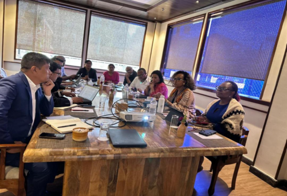 Participants at the Agenda for Change collaboration meeting in Nepal