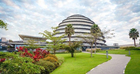 Structures of the Kigali Convention Centre in Rwanda